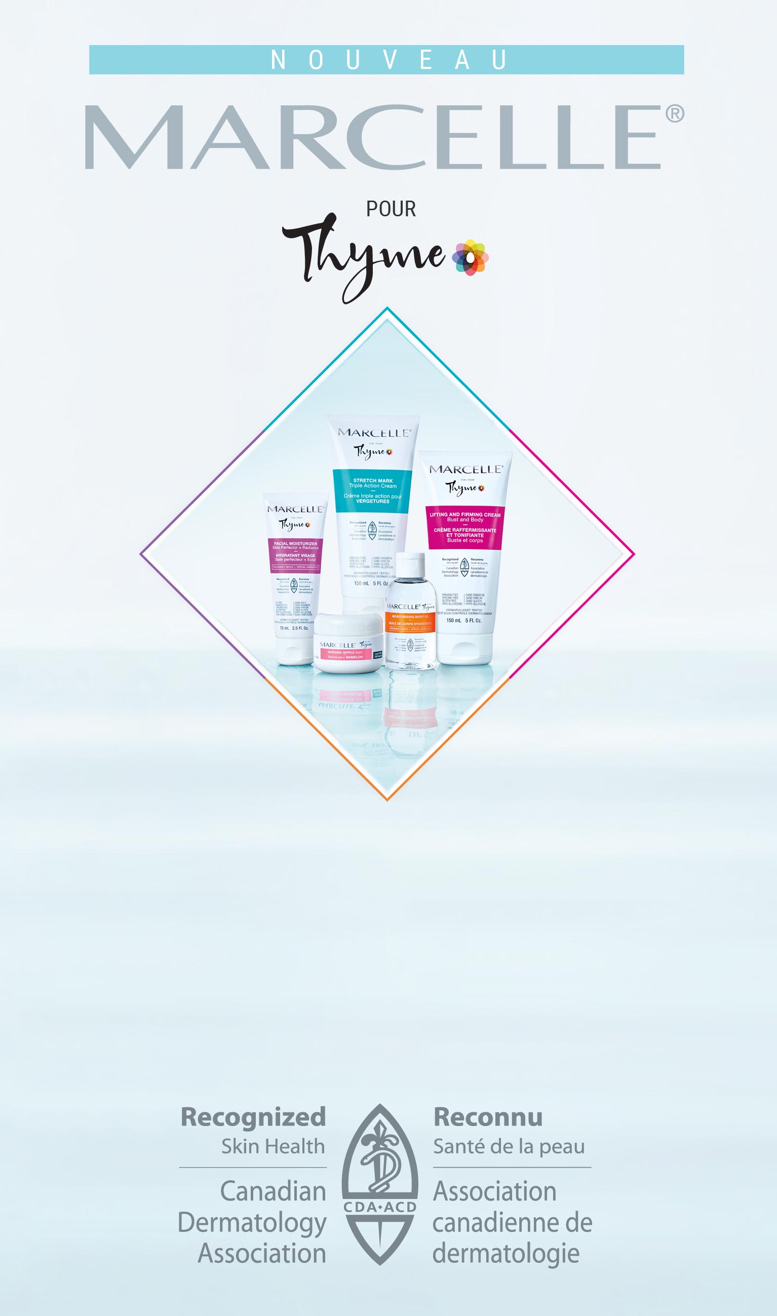 Marcelle Entête produits