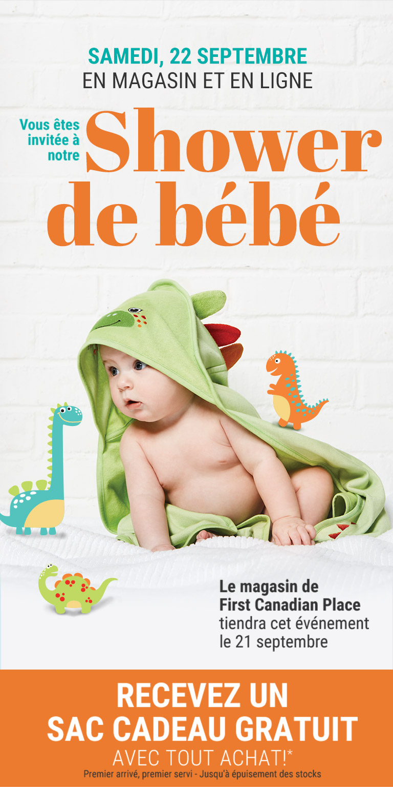 Shower de bébé samedi,22 septembre