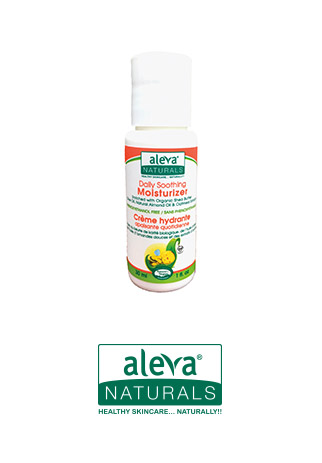 Sample of daily soothing moisturizer aleva