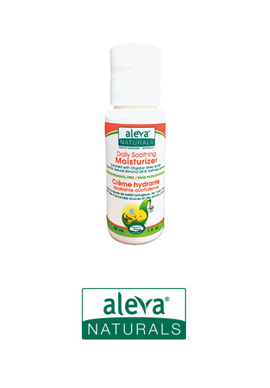 Échantillon de crème hydratante apaisante quotidienne (Aleva)