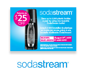 $25 off coupon a sparkling water maker