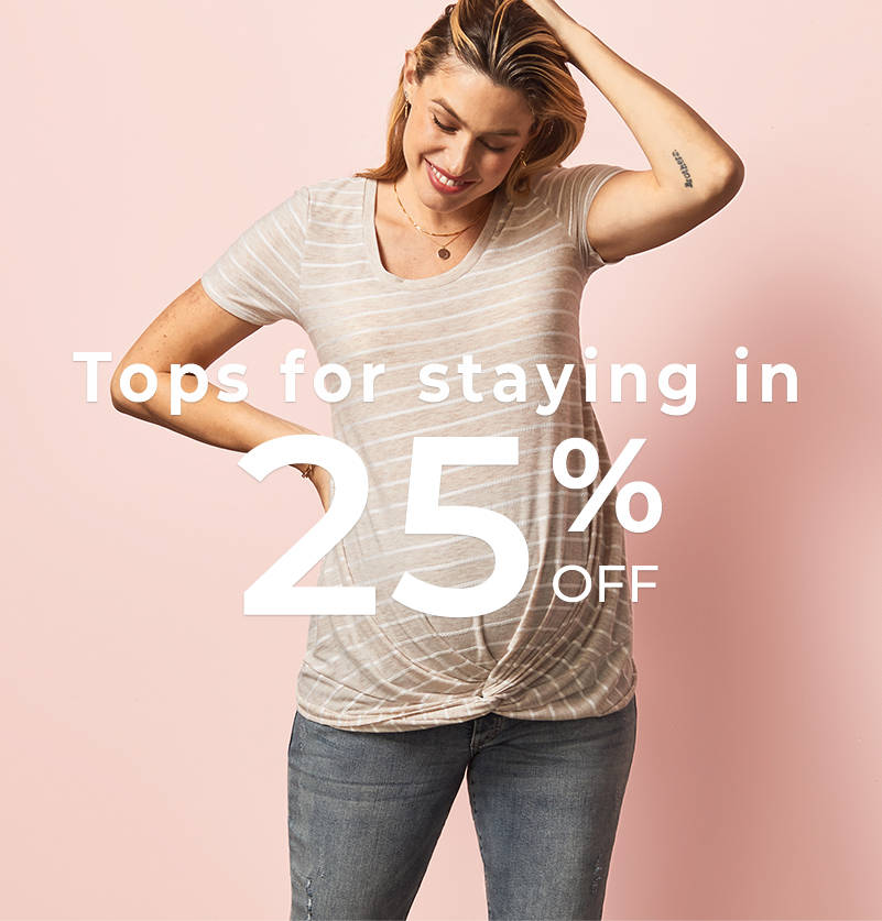 Tops for staying in starting at 14.95