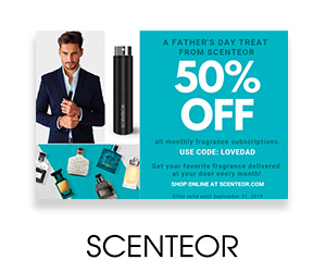 50% off coupon on personalized fragrance subscription service